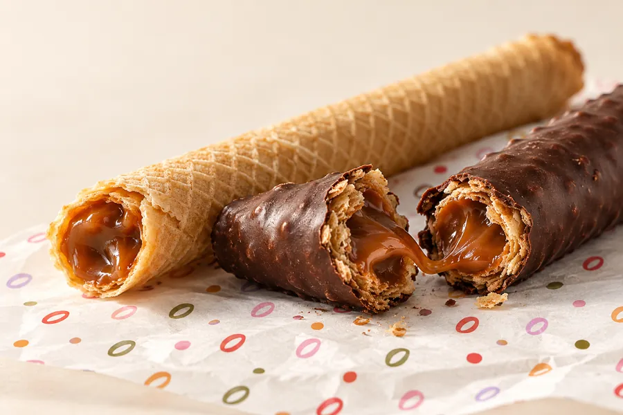 Foto: cubanitos rellenos de dulce de leche.